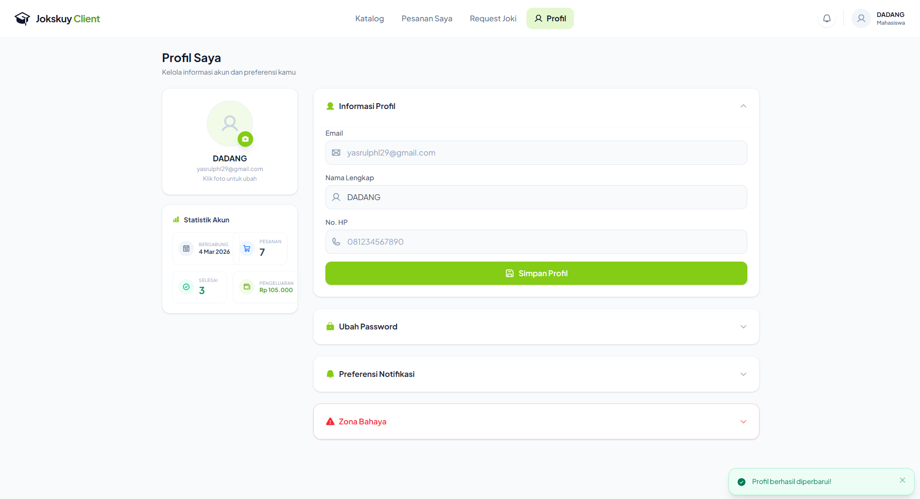 Jokskuy order management platform